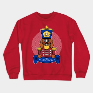 Funny Cute Christmas Vintage Nutcracker Dog Funny Cartoon Gift For Dog Lovers Crewneck Sweatshirt